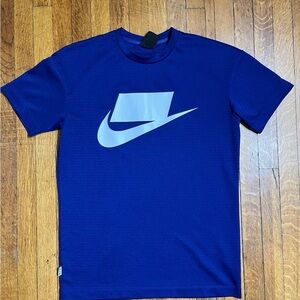 Nike Sportswear Royal Blue Jersey Shirt Cortez Running Man Size Medium